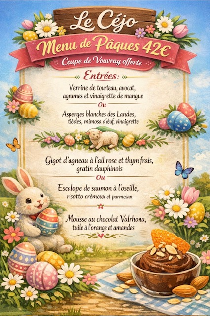 Menu de Paques
